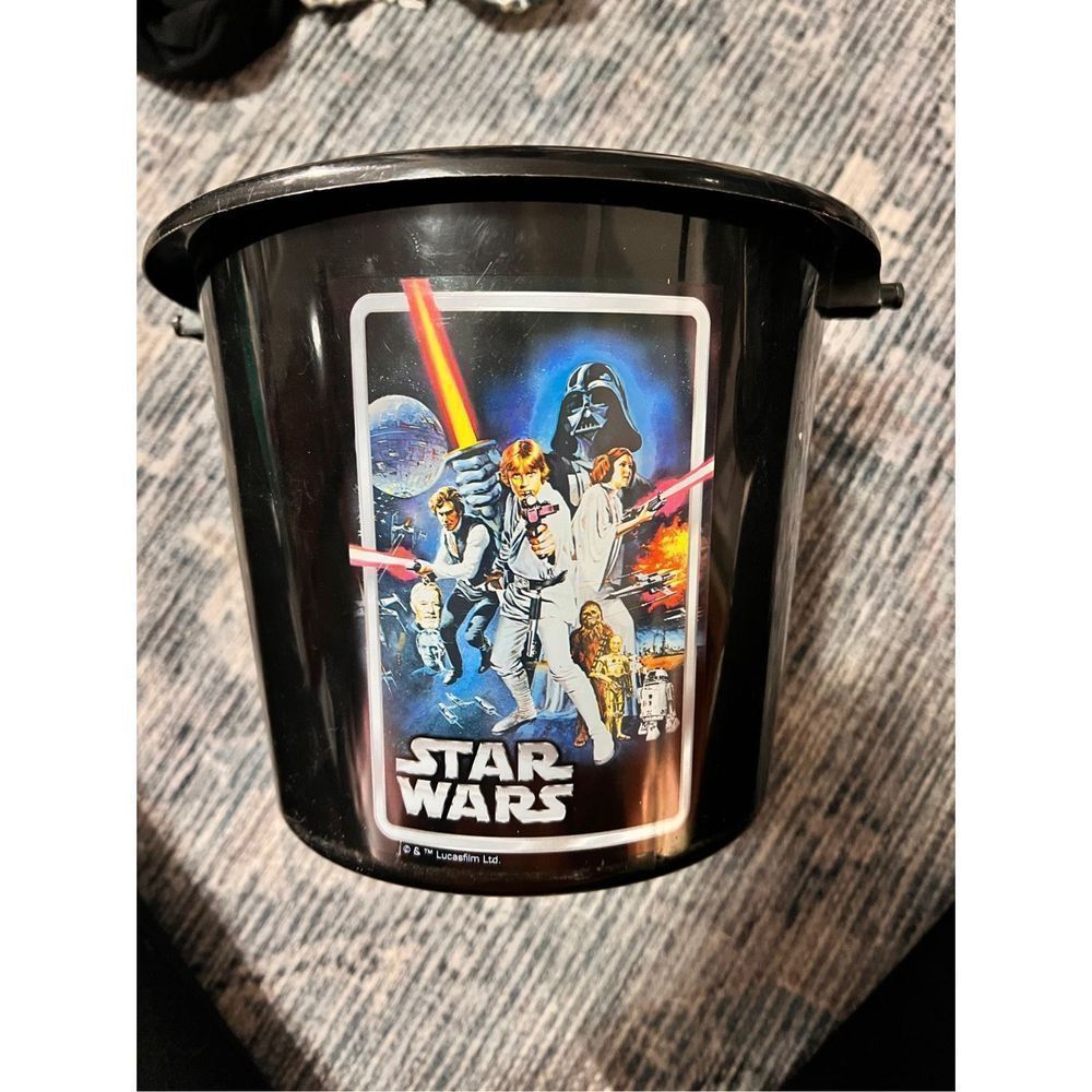 Rubies Star Wars Kids Black PVC Sand Pail Halloween Bucket Costume Accessory